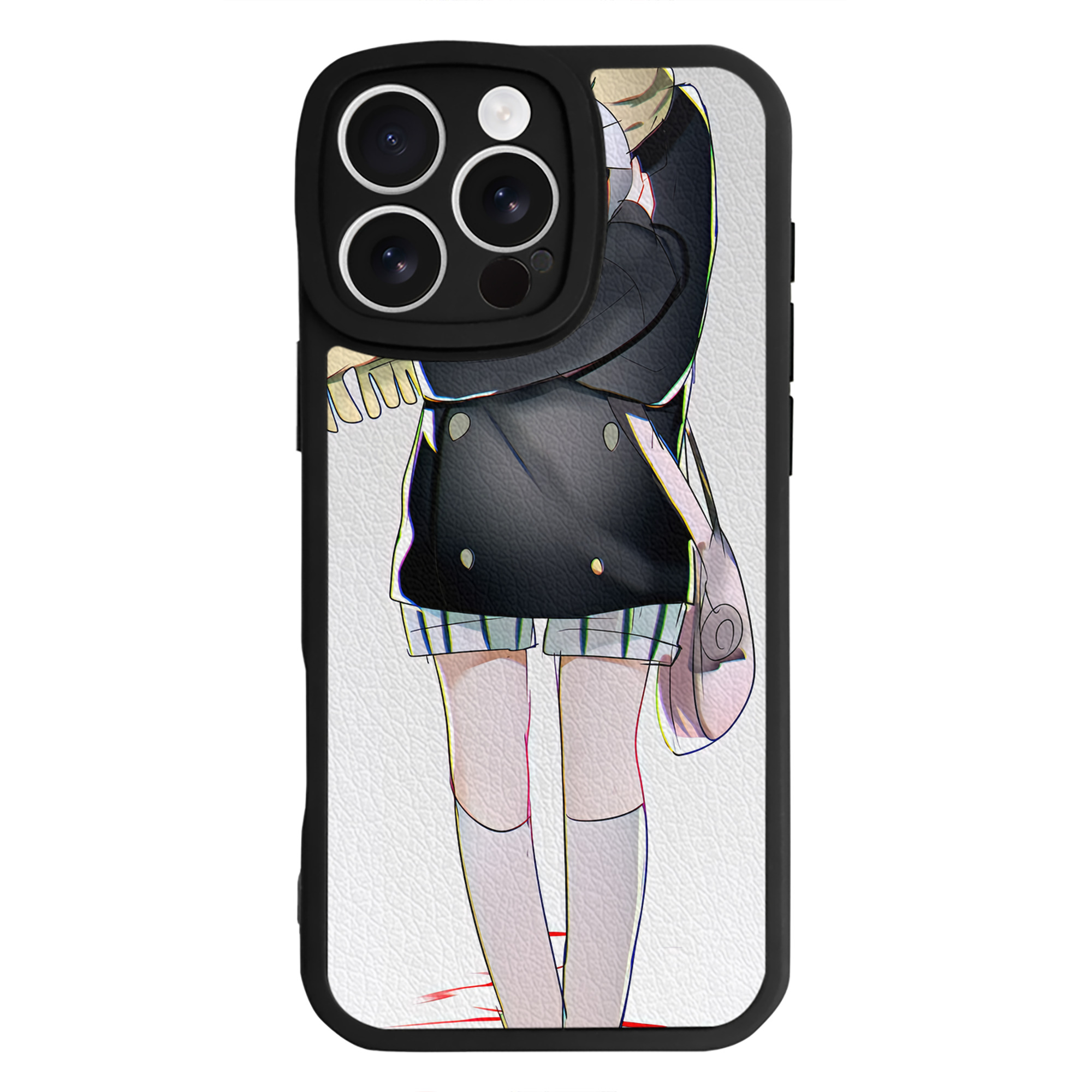 （画像用） 文豪ストレイドッグス Bungo Stray Dogs 【iPhone 16シリーズ対応】シリコンスマホケース（レザー調） 材質：シリコン
